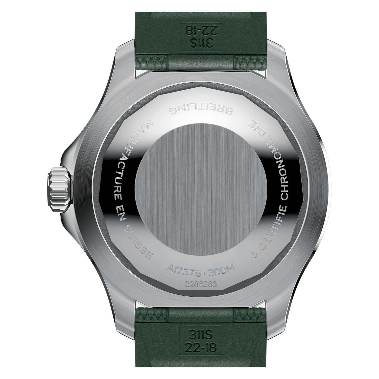 Breitling Superocean Automatic 44 Green Dial Strap Watch at Fraser Hart