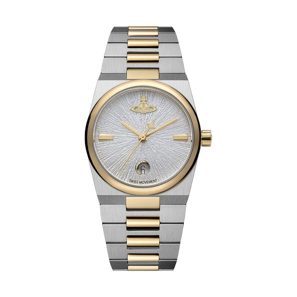 Vivienne Westwood The Hoxton 28mm Silver Dial Two Tone Steel Bracelet Watch image number 0