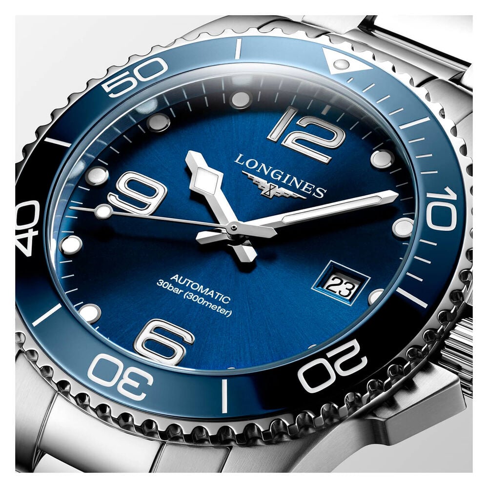 Longines Diving HyrdoConquest Sport 41mm Blue Steel Bracelet Watch