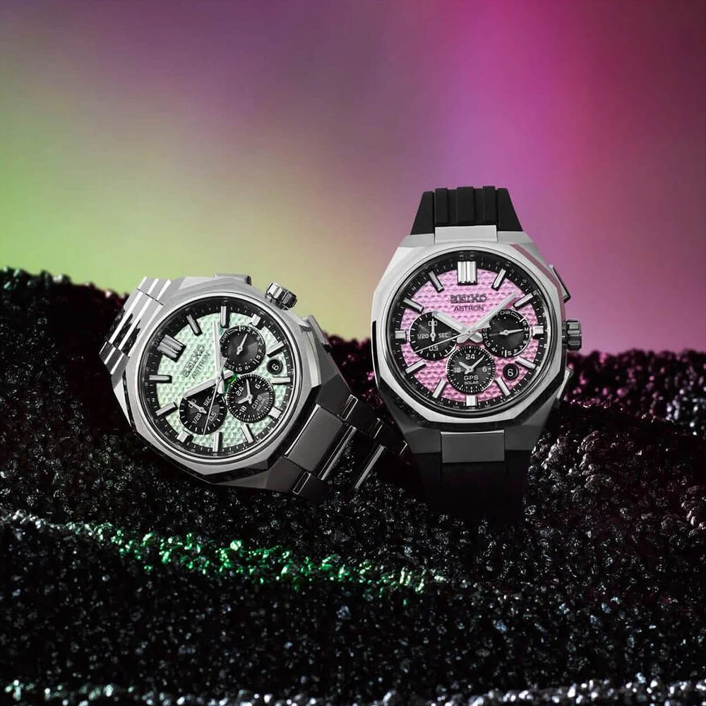 Seiko Astron GPS Solar 2026 Limited Edition Crystal Green Titanium Case & Bracelet Watch