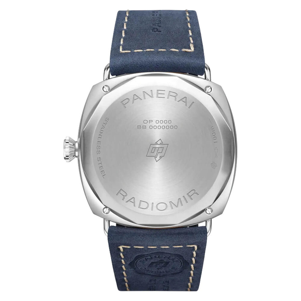 Panerai Radiomir 45mm Origine Blue Dial Strap Watch