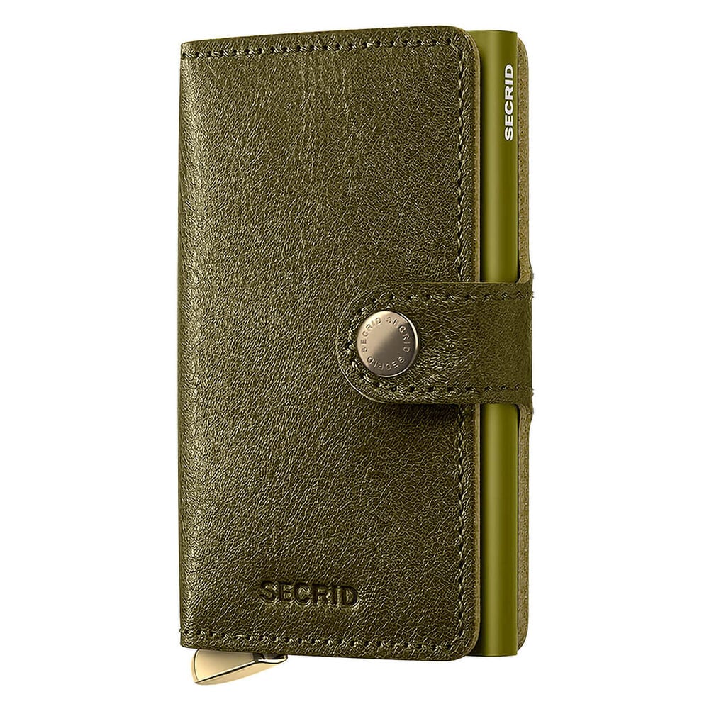 Secrid Basco Olive+ Leather Miniwallet image number 0