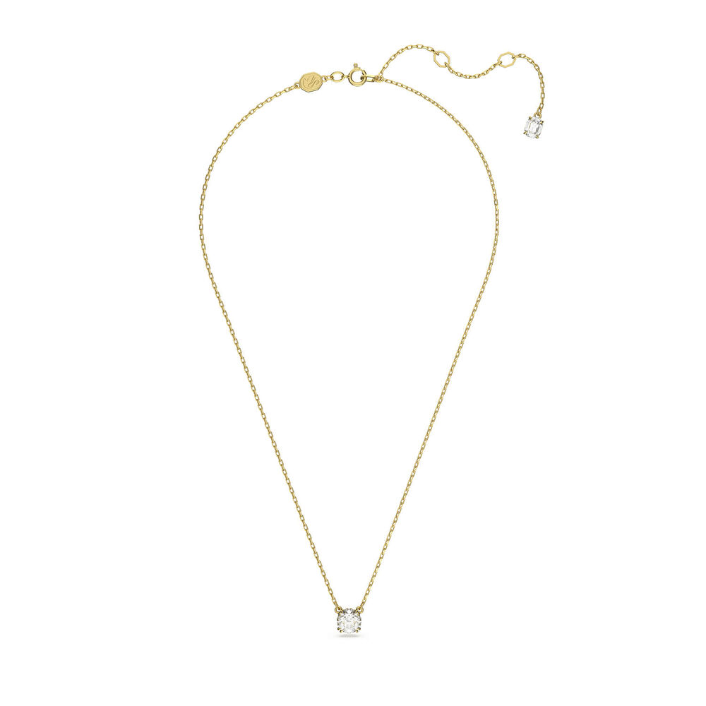 Swarovski Stilla Cubic Zirconia 18ct Yellow Gold Finished Pendant