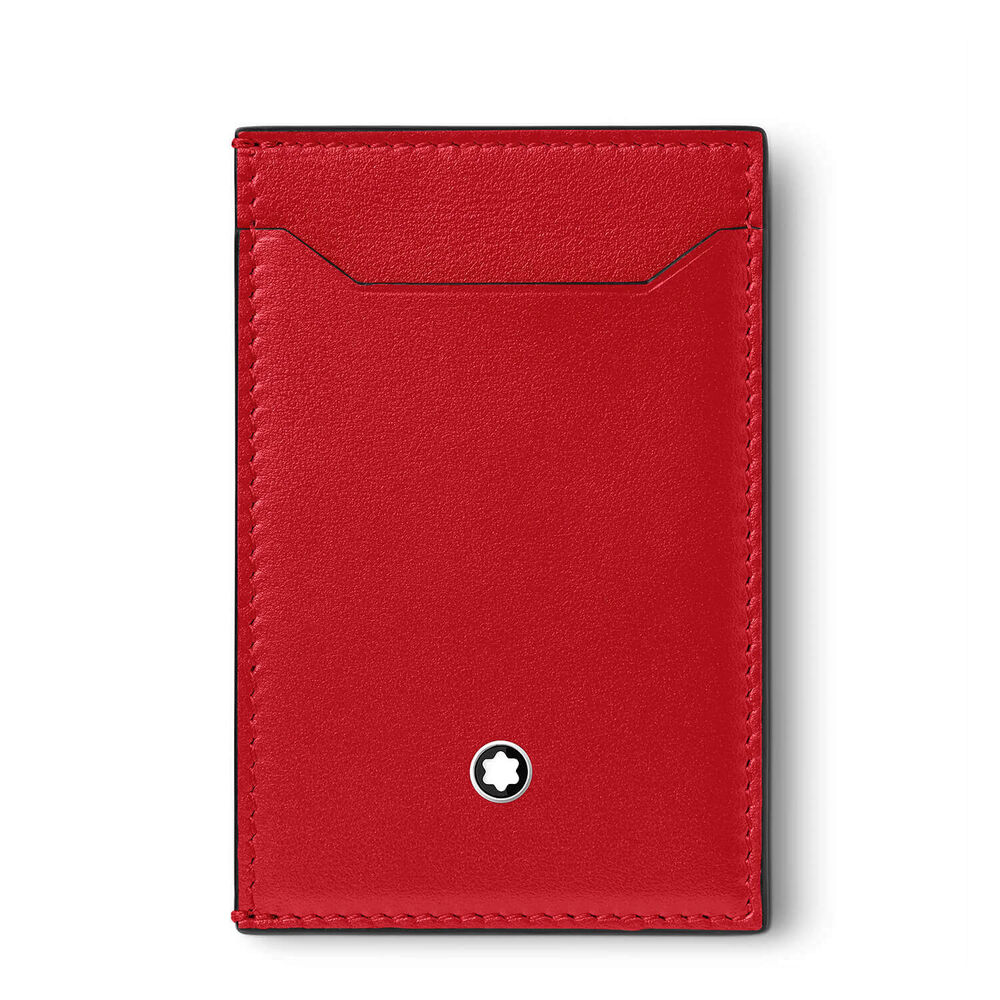 Montblanc Meisterstück Red Leather 3cc Card Holder