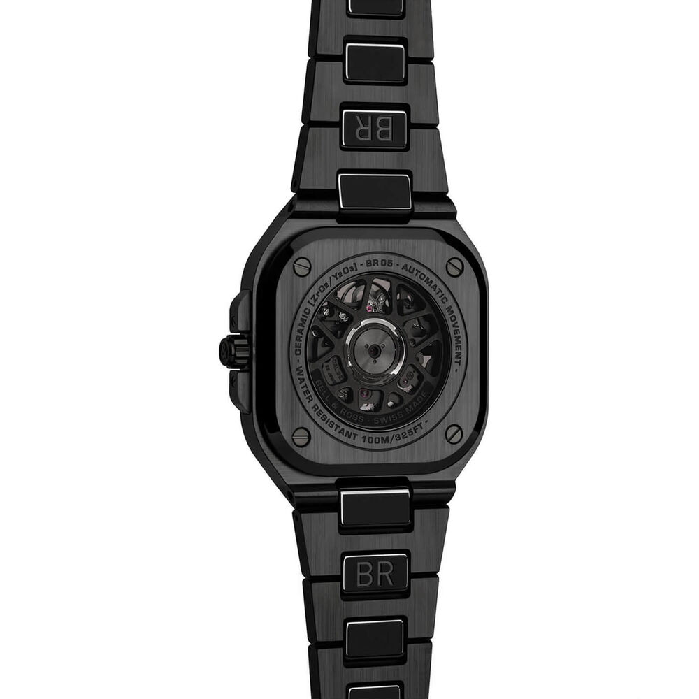 Bell & Ross BR 05 41mm Skeleton Dial Black Ceramic Bracelet Watch image number 3