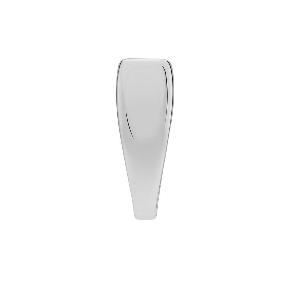 Gucci Interlocking Sterling Silver Rectangular Ring (UK Size Q - R) image number 3