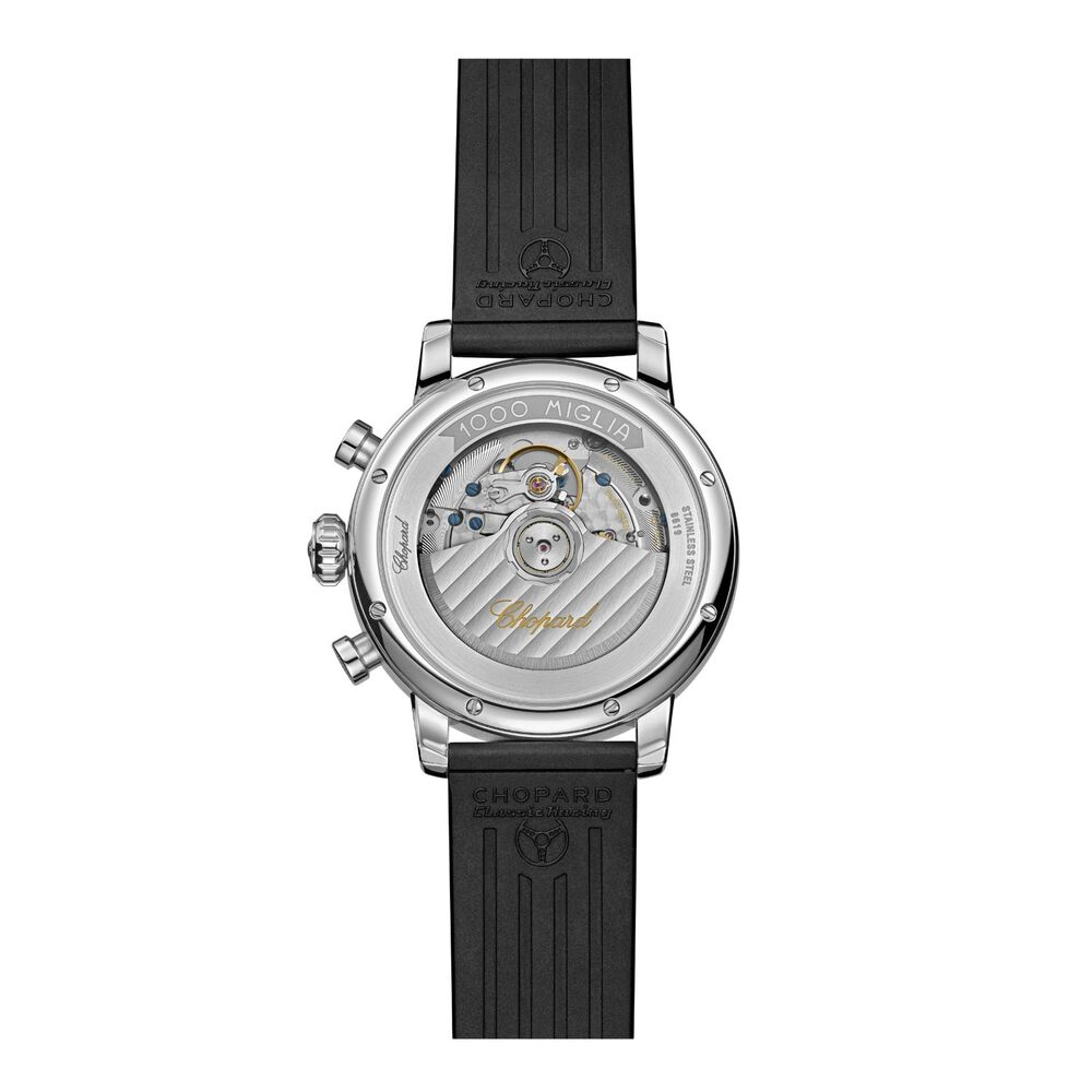 Chopard Mille Miglia 40.5mm Black Chronograph Dial Black Rubber Strap Watch image number 1
