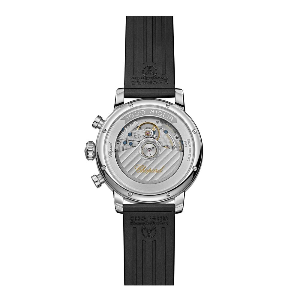 Chopard Mille Miglia 40.5mm Black Chronograph Dial Black Rubber Strap Watch