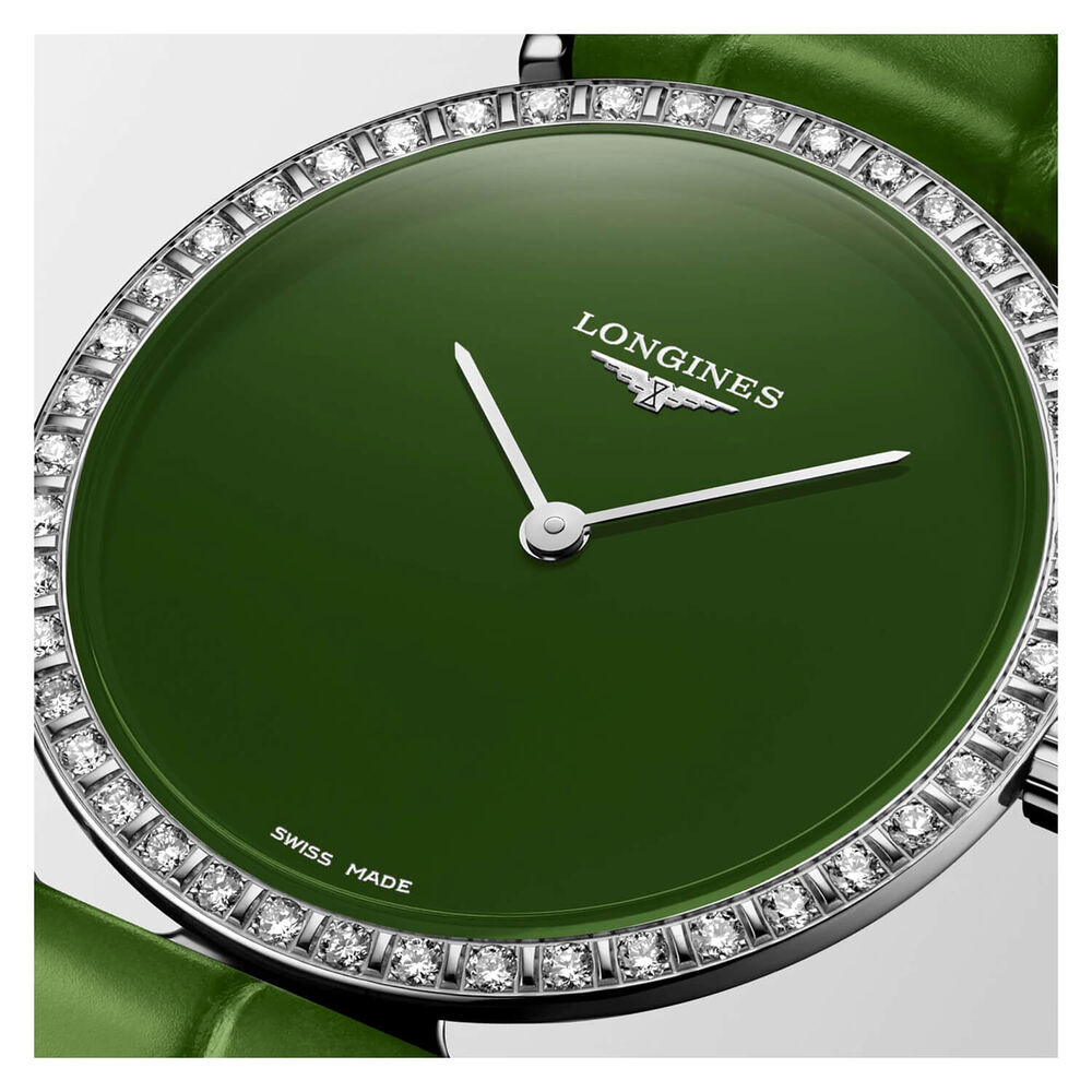 Longines Elegance Le Grande Classique 29mm Green Dial & Strap Watch image number 3