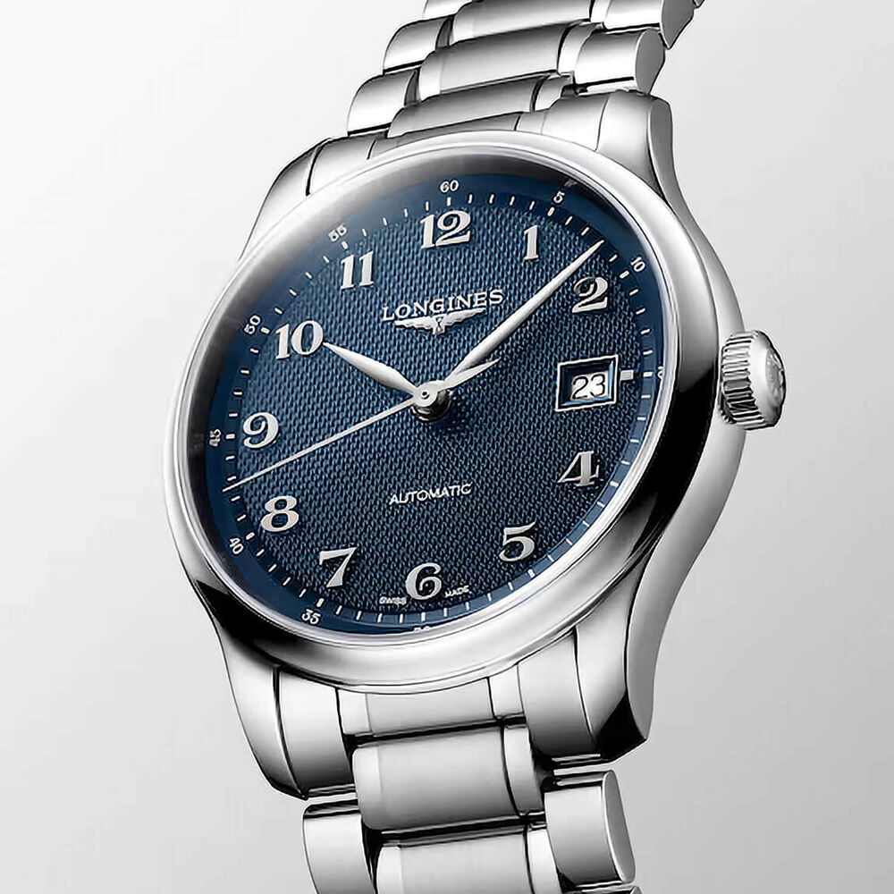 Longines Master Collection 39mm Blue Dial Stainless Steel Bracelet Watch