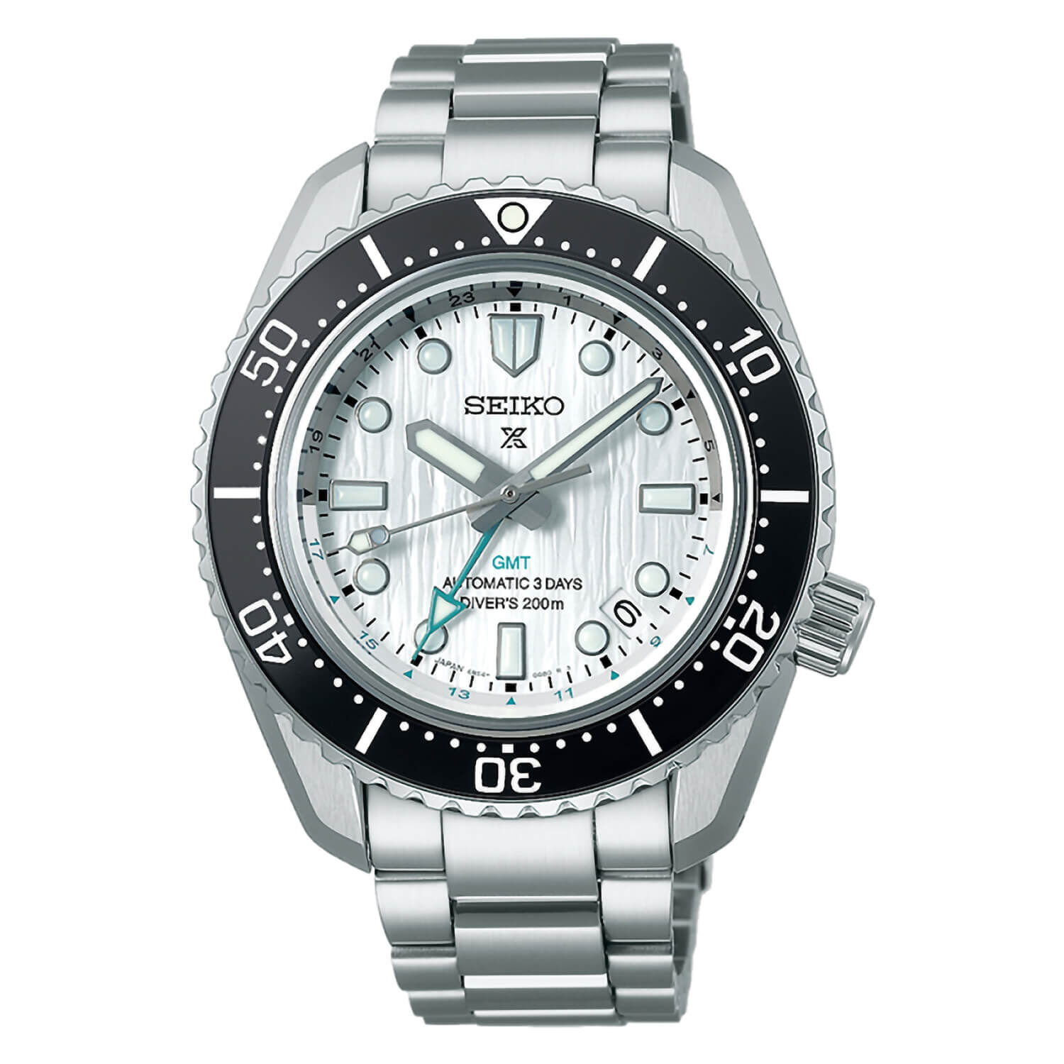 Seiko Prospex 1968 GMT Arctic Ocean 42mm Silver Watch