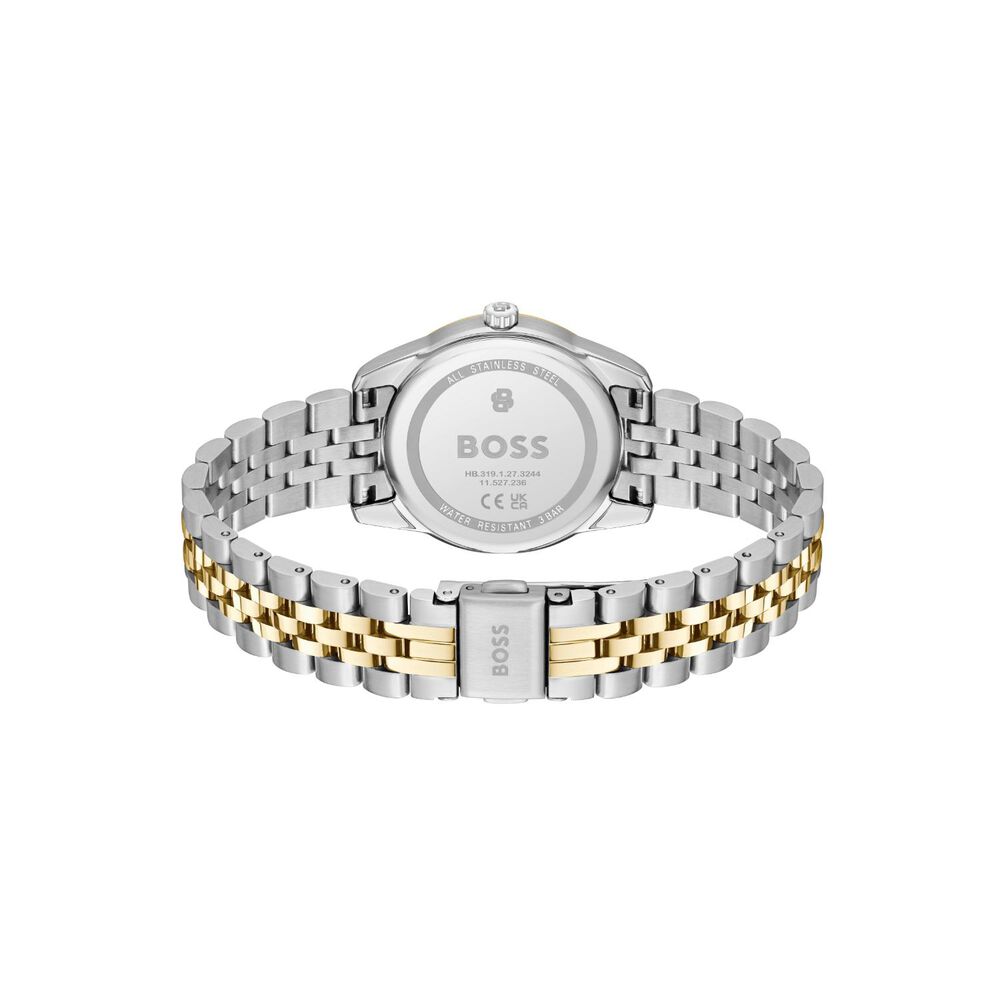 BOSS Graceful 32mm White Mother of Pearl Dial Two Tone Steel Bracelet Watch