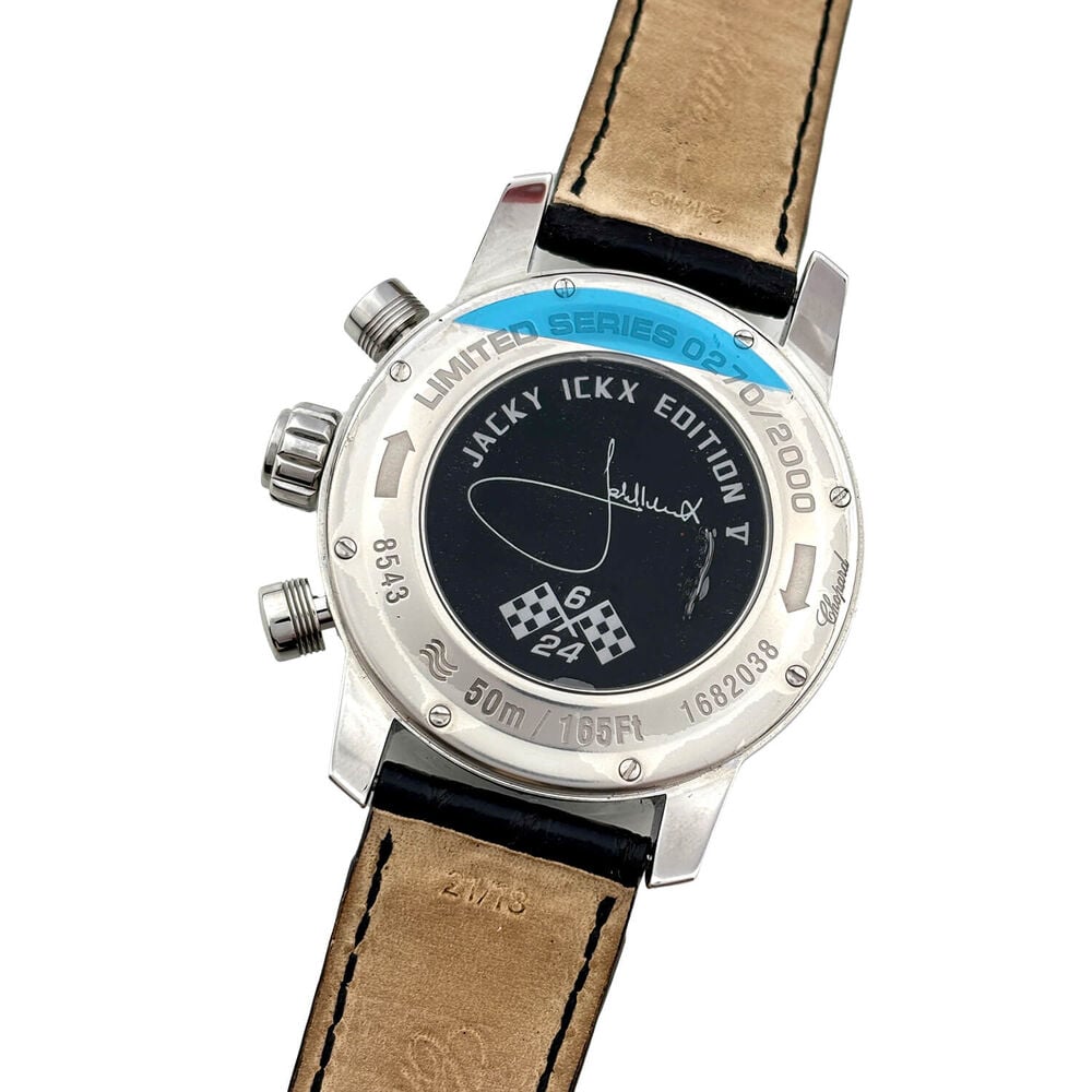 Pre-Owned Chopard Mille Miglia 'Jacky Ickx Edition' Limited 42.5mm Dial Leather Strap Watch image number 3