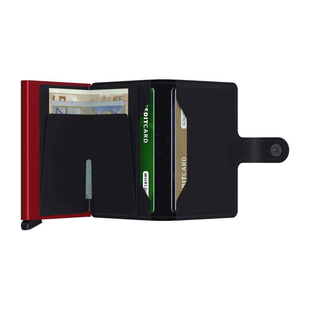 Secrid Matte Black & Red Miniwallet image number 3