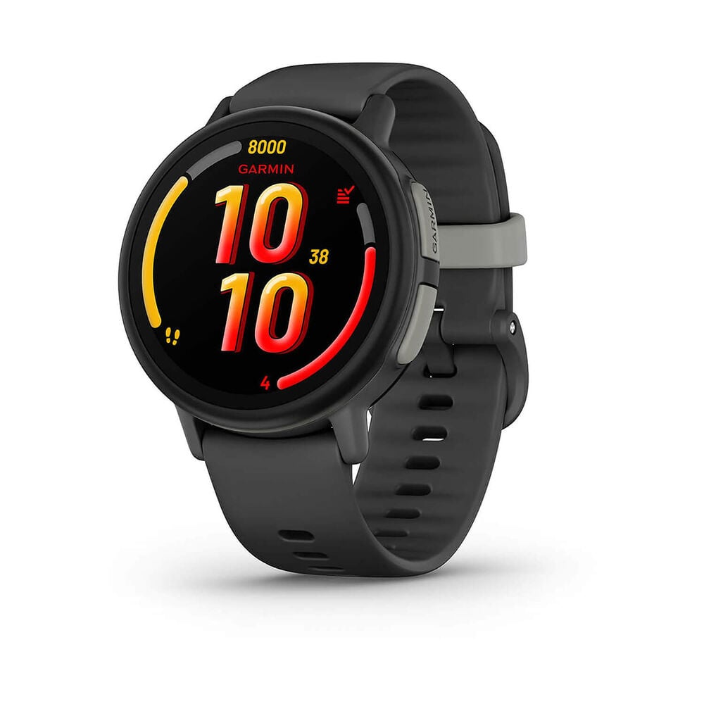 Garmin Bounce 2 43mm AMOLED Slate Grey Silicone Strap Watch image number 0