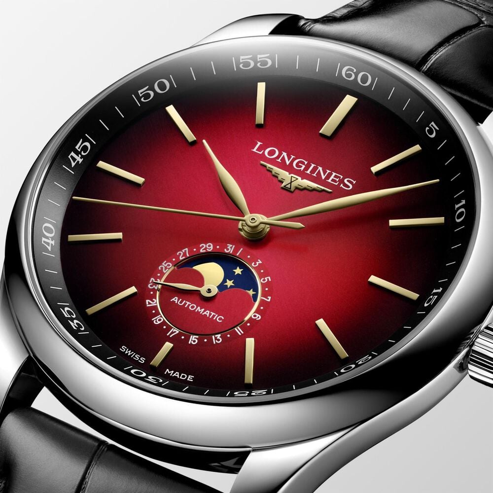Longines Master Collection Year of the Horse 42mm Red Dial Watch