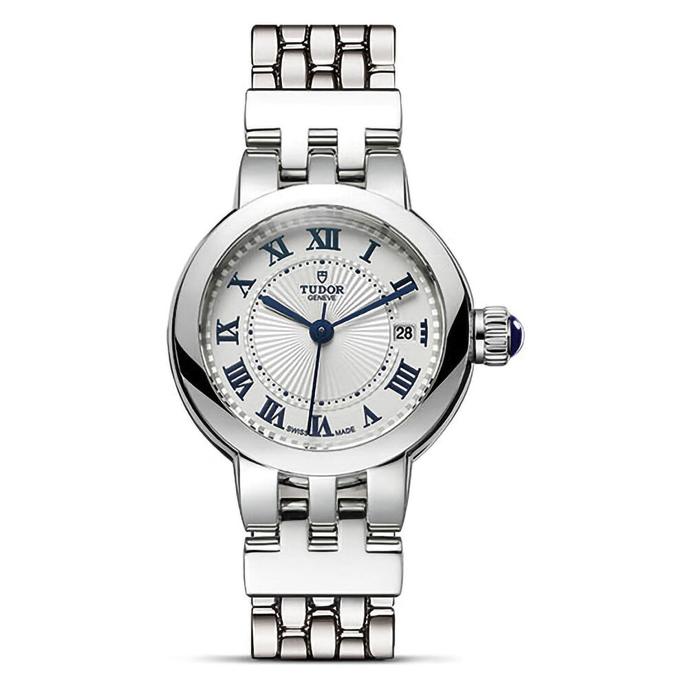 Tudor Clair de Rose 26mm White Dial Steel Bracelet Ladies' Watch