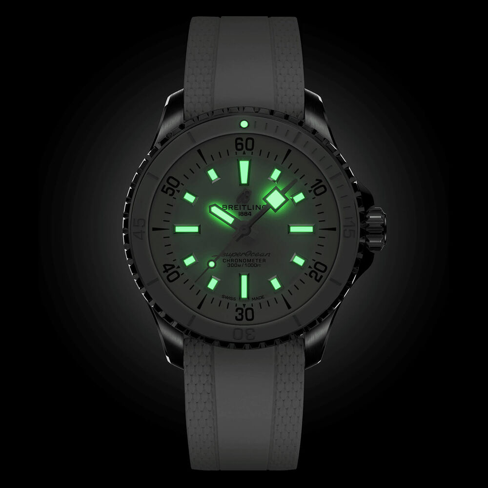 Breitling Superocean Automatic 36 White Dial Strap Watch image number 5