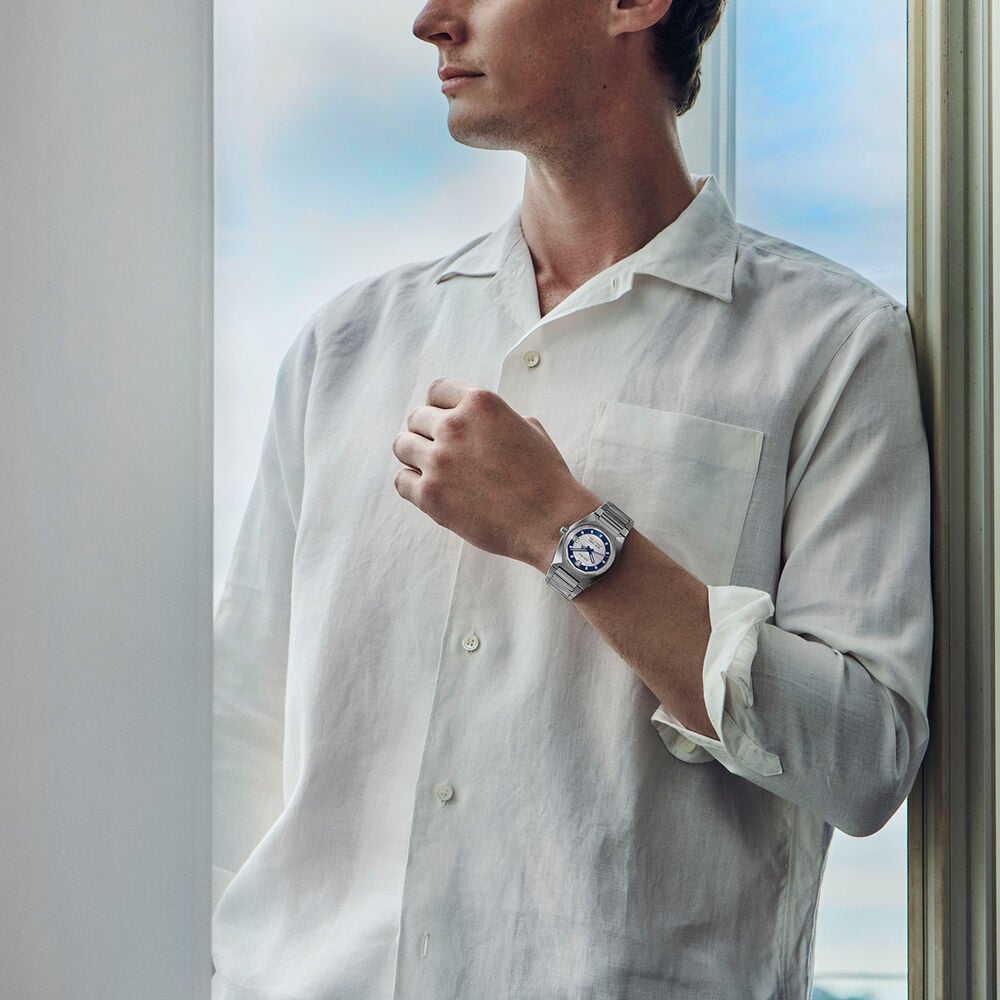 Seiko 145th Anniversary King Seiko Vanac Limited Edition White 41mm Dial Steel Bracelet Watch