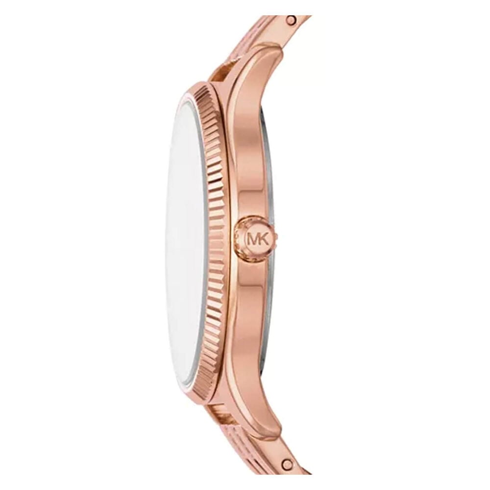 Michael Kors Lexington Ladies Rose Gold Watch & Bracelet Set image number 2
