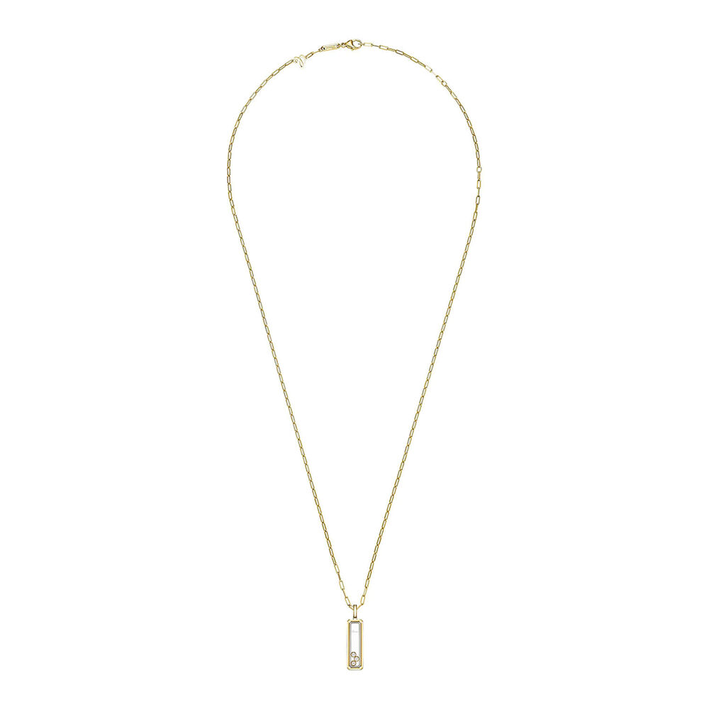 Chopard Happy Diamonds Icons 0.15ct Diamond 18ct Yellow Gold Rectangular Pendant