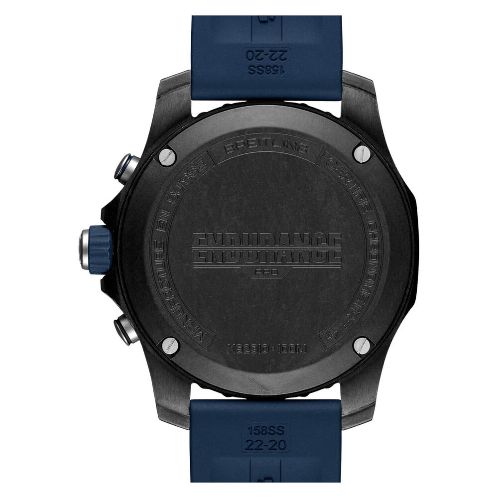 Breitling Endurance Pro 44mm Blue Detail Rubber Strap Watch image number 3