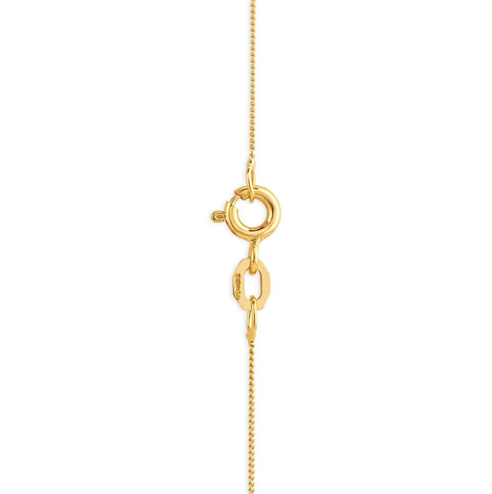 9ct Yellow Gold Light Weight Curb Chain image number 3