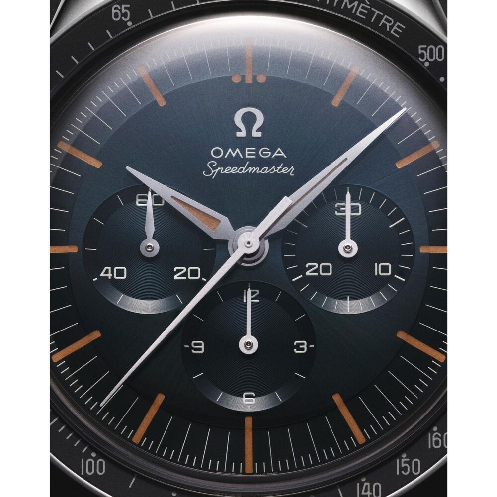 OMEGA Speedmaster Anniversary Series 'First OMEGA in Space’ 39.7mm Dial Brown Leather Watch image number 4