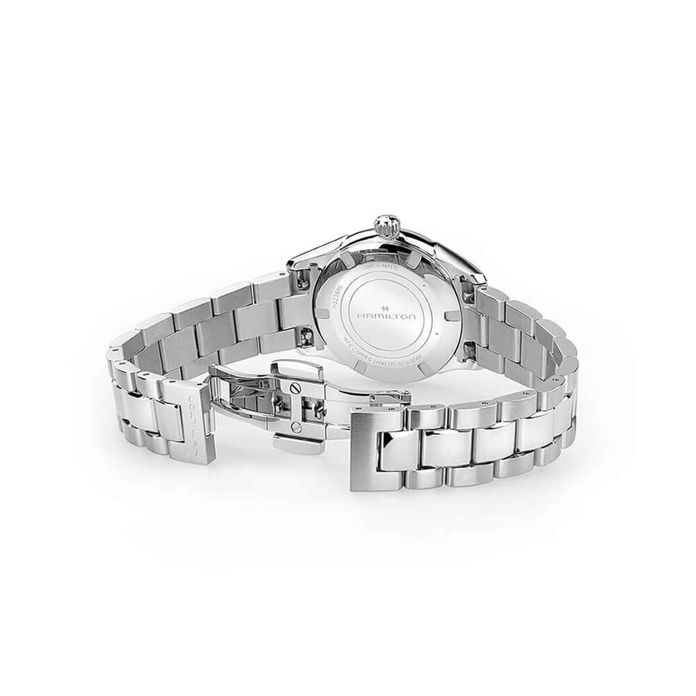 Hamilton Jazzmaster Quartz 32mm Silver Dial Steel Bracelet Watch