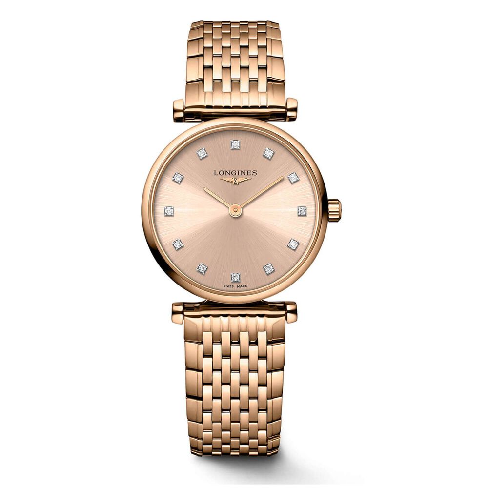 Longines La Grande Classique 24mm Red Dial & PVD Case Watch image number 0