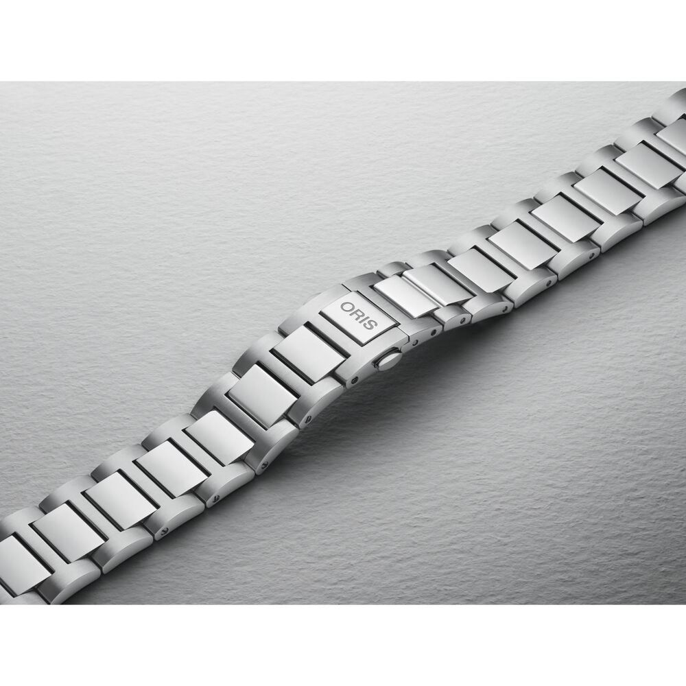Oris Big Crown Pointer Date 40mm Black Dial Steel Bracelet Watch