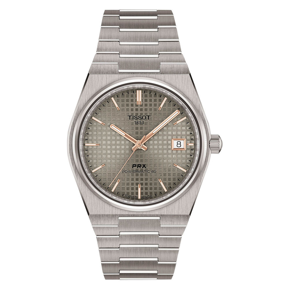 Tissot PRX Titanium 38mm Anthracite Dial Bracelet Watch