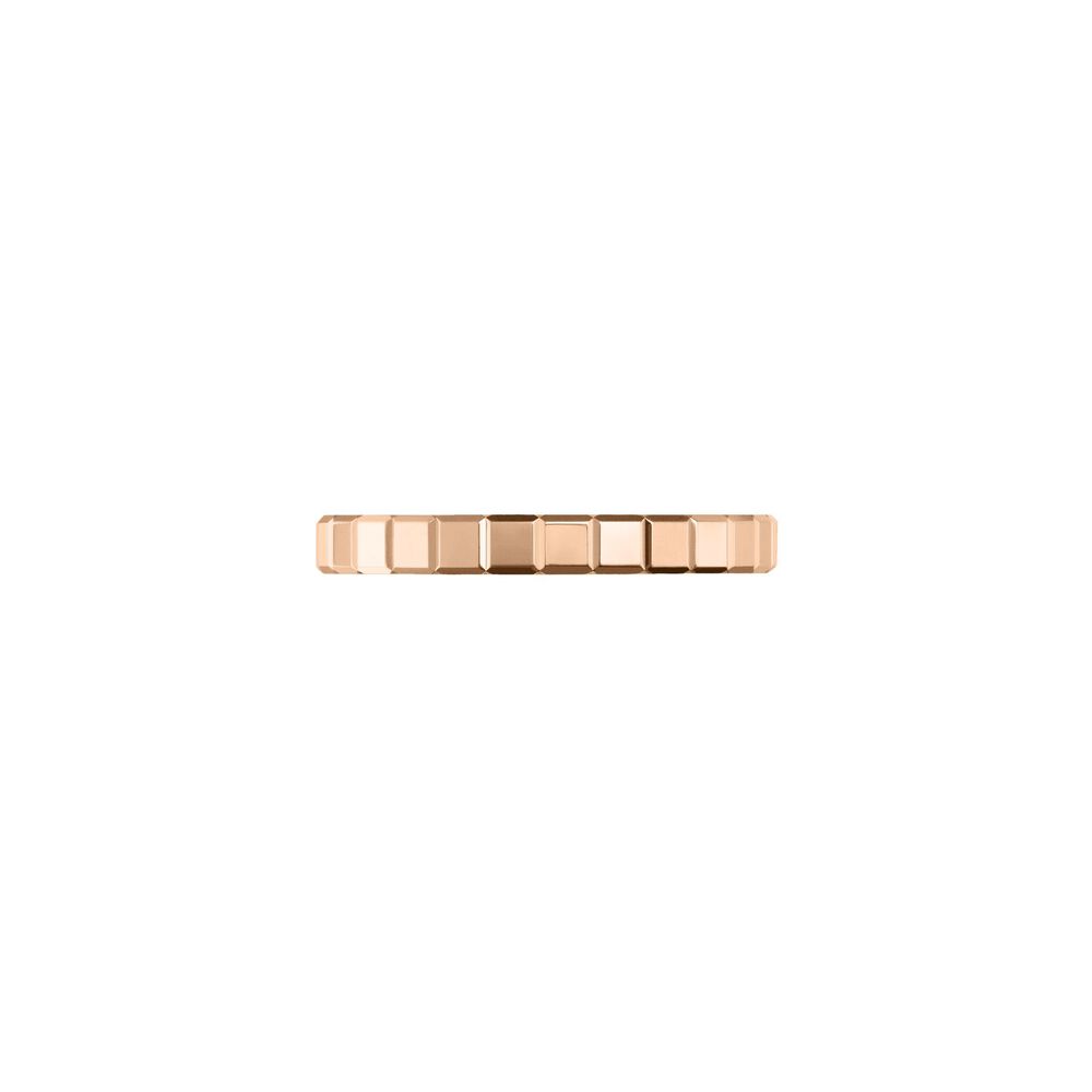 Chopard Ice Cube 18ct Rose Gold Plain Thin Band Ring