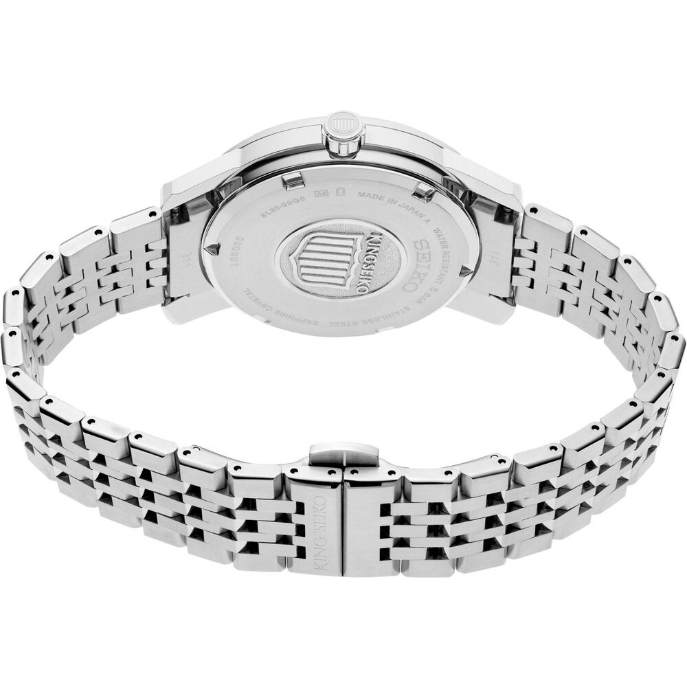 King Seiko KSK 6L &lsquo;Tenjin-Fuji Violet&rsquo; 38.6mm Dial Stainless Steel Bracelet Watch image number 3