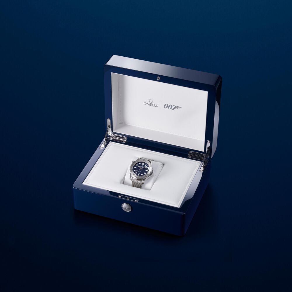 Omega Seamaster Diver 300M "James Bond" 42mm Blue Dial Stainless Steel Bracelet Watch