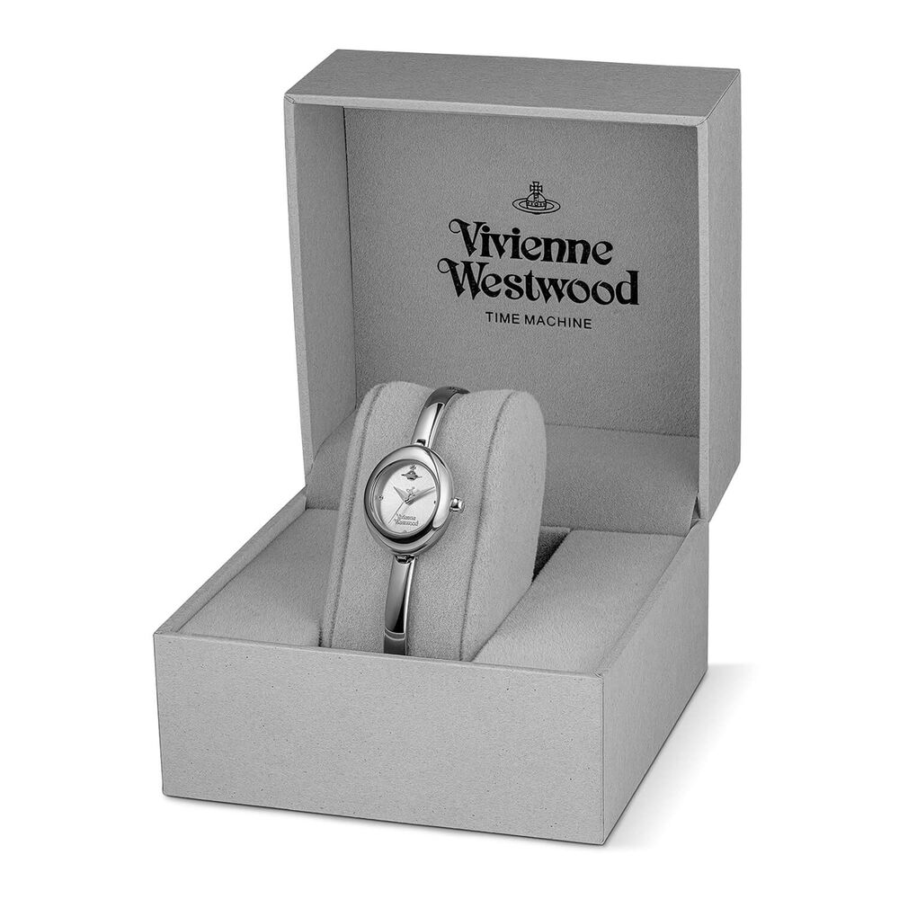 Vivienne Westwood Audley 22mm Silver Dial Steel Bracelet Watch