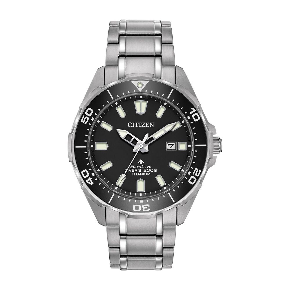 Citizen Promaster Diver Black Titanium 44mm Men's Watch image number 0
