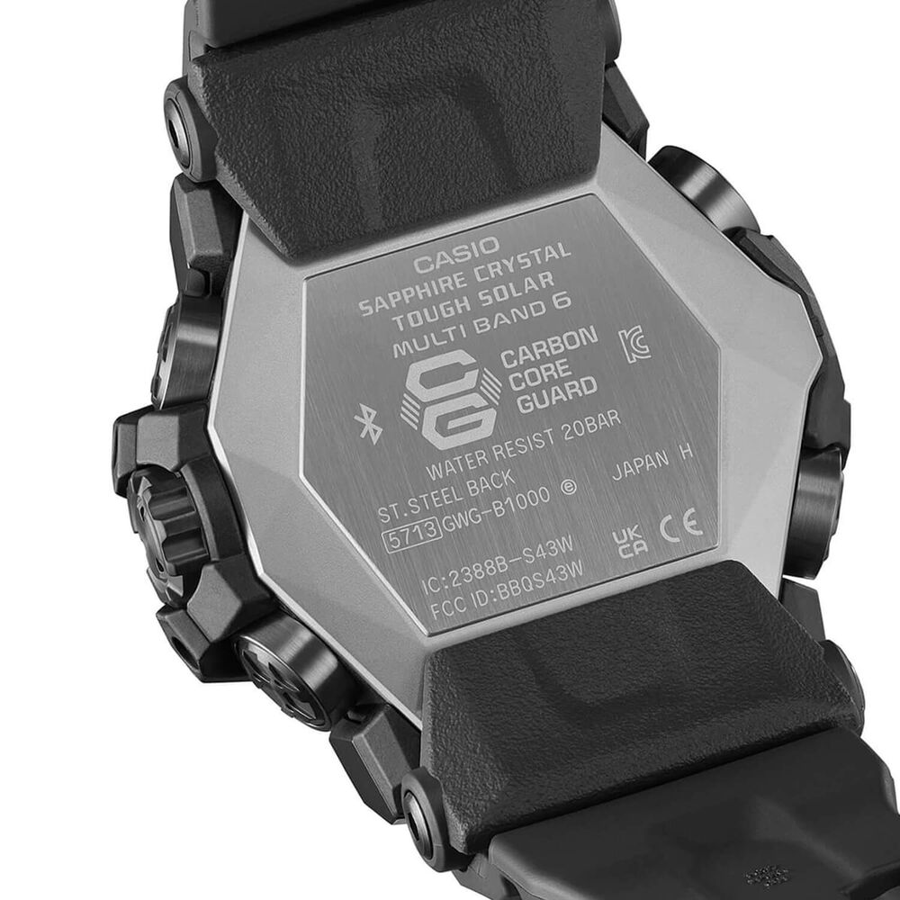 G-SHOCK Master of G Mudmaster 58.7mm Dial Black Resin Strap Watch image number 2
