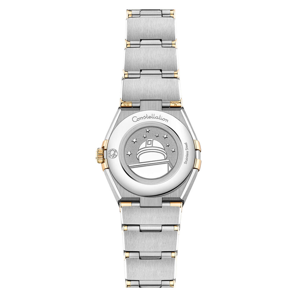 Omega Constellation Ladies Quartz 25mm Two Tone Strap Watch