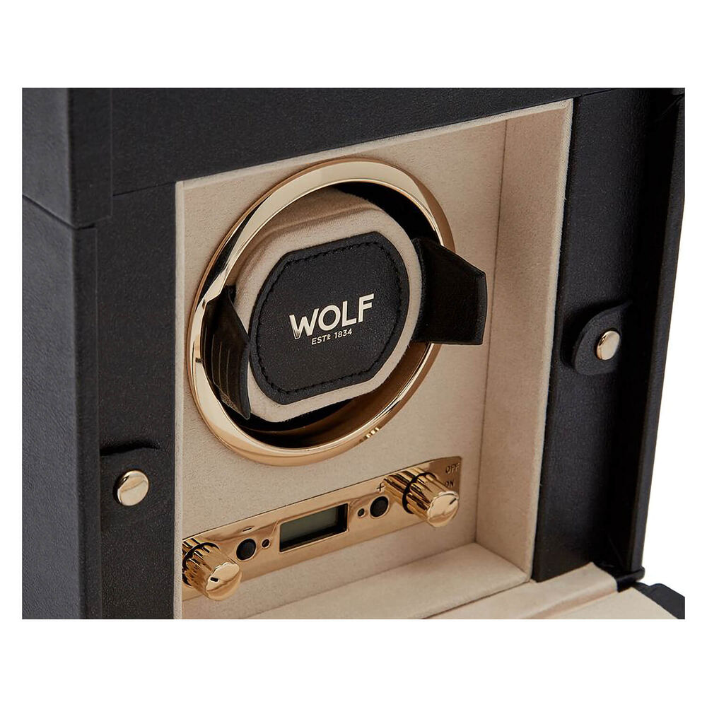 WOLF PALERMO Single Black Anthracite Watch Winder image number 7
