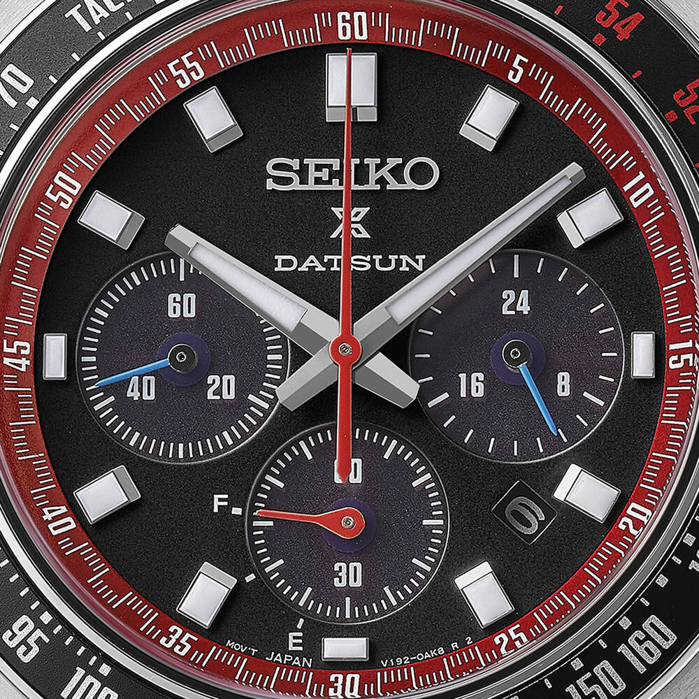 Seiko Prospex Solar Speedtimer x DATSUN Fairlady Z Limited Edition 41.4mm Dial Bracelet Watch