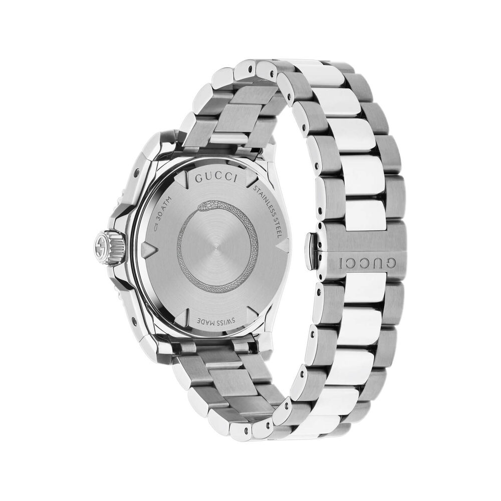 Gucci Dive 40mm Silver Dial Stainless Steel Bracelet Watch image number 1