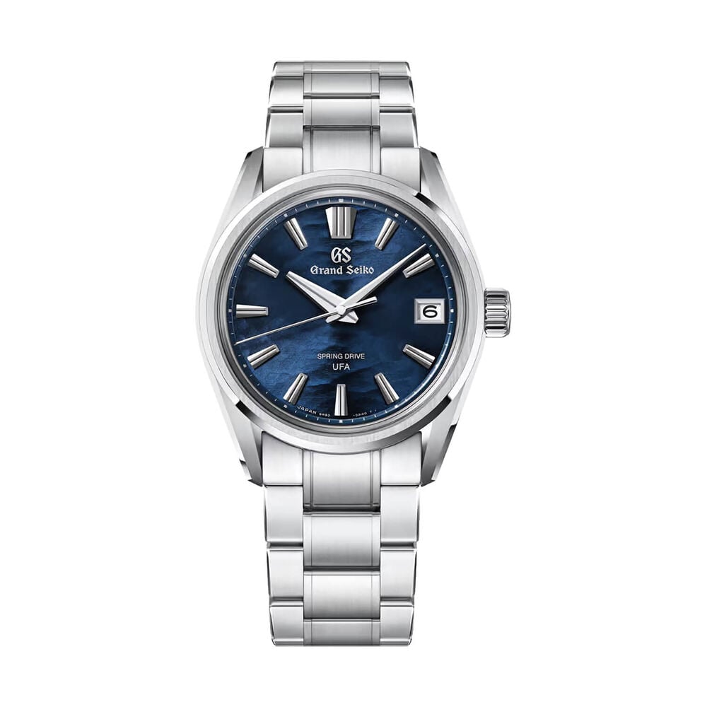 Grand Seiko Evolution 9 'Lake Suwa Summer Sun' Spring Drive UFA 37mm Steel Bracelet Watch