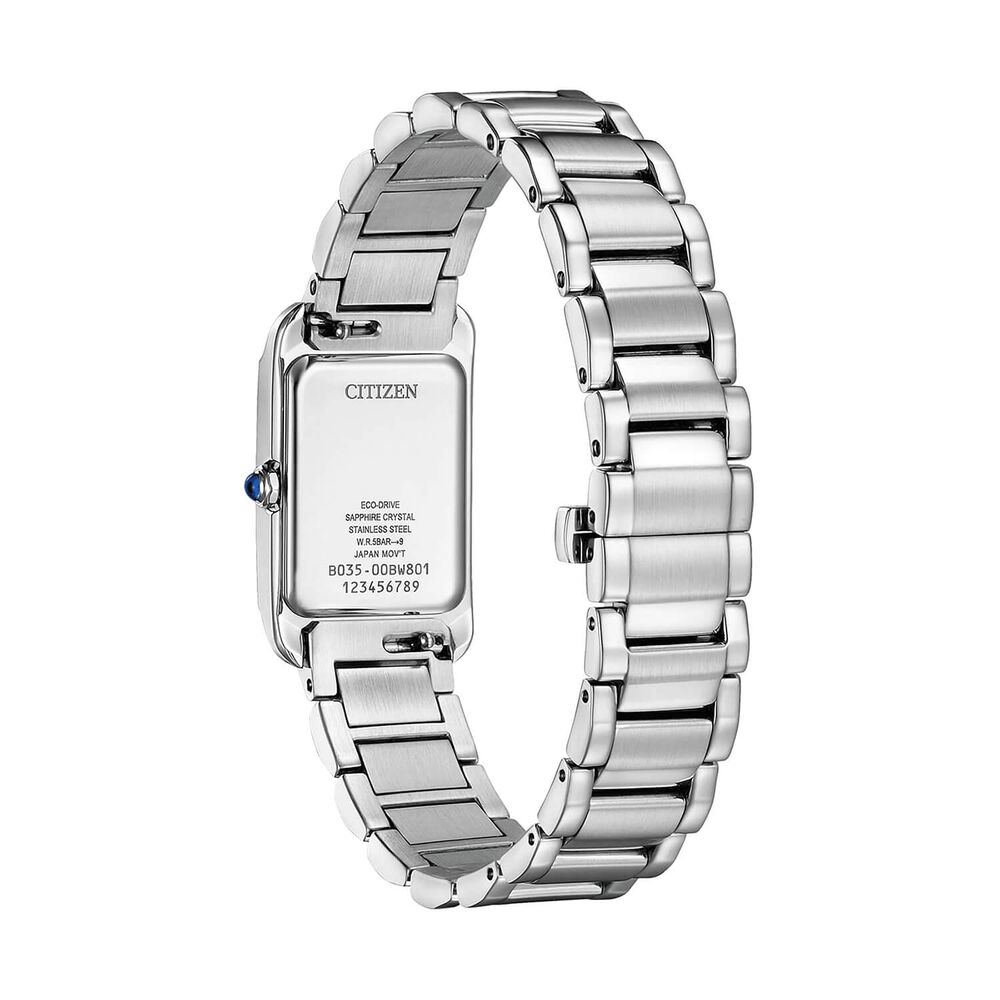 Citizen Bianca 19mm White Dial Stainless Steel Bracelet Watch