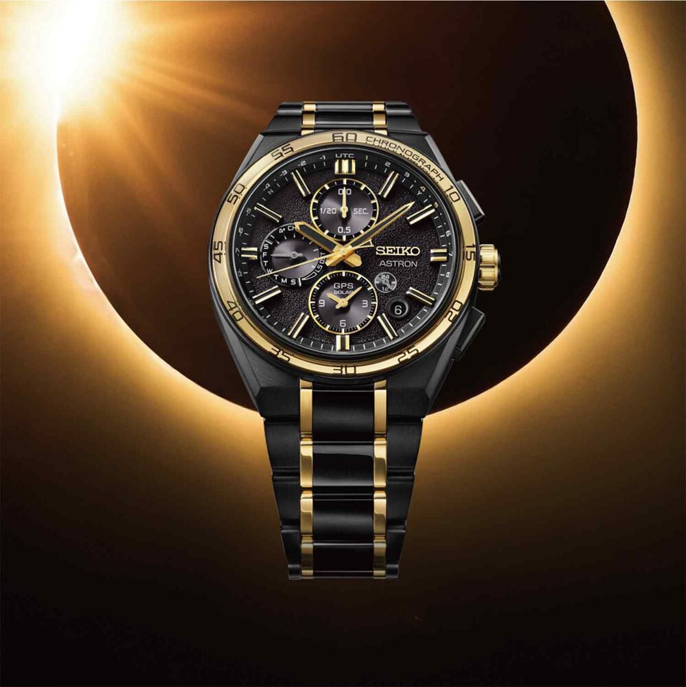 Seiko Astron &lsquo;Solar Eclipse&rsquo; 145th Anniversary Limited Edition 44.1mm Chronograph Watch image number 6