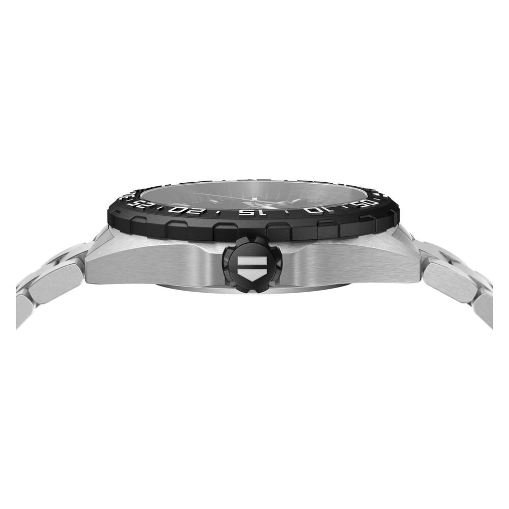 TAG Heuer Formula 1 men's black dial stainless steel bracelet watch image number 1