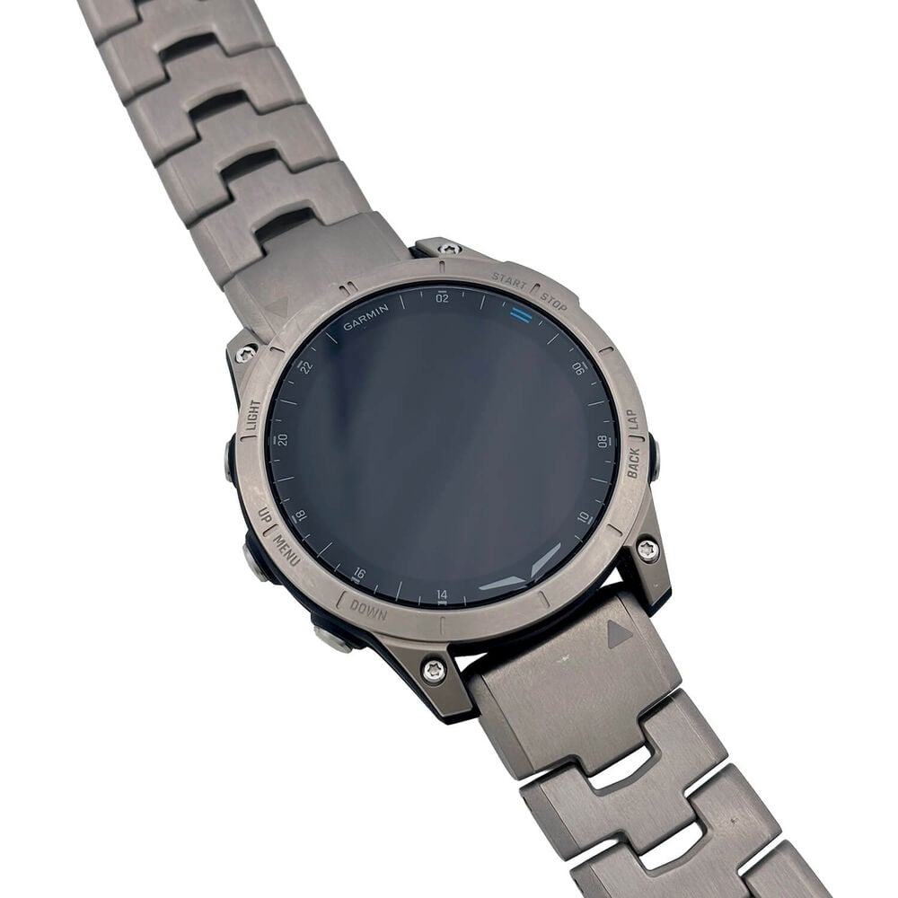 Pre-Owned Garmin D2 MACH 1 Multifunction 33mm Dial Titanium Case Bracelet Watch image number 1