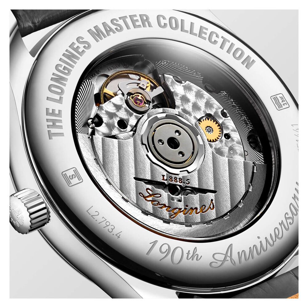Longines Master Collection 190th Anniversary 40mm Silver Dial Watch image number 3