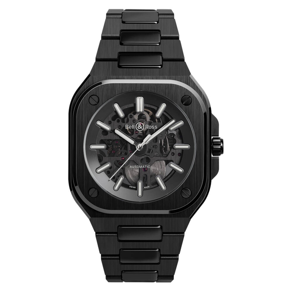 Bell & Ross BR 05 41mm Skeleton Dial Black Ceramic Bracelet Watch image number 0