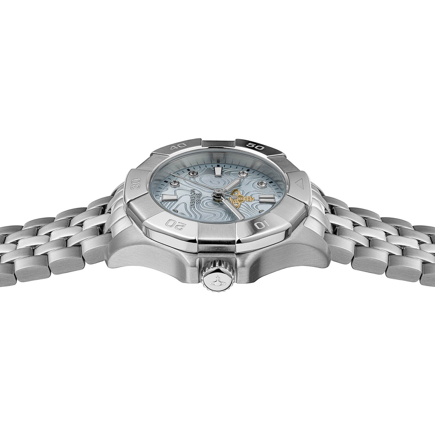 VW The Brompton 31mm Blue Dial Steel Bracelet Watch